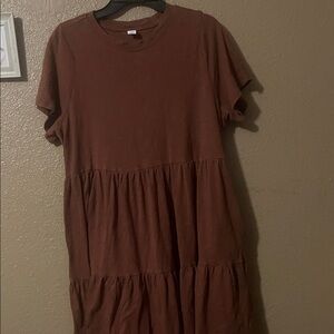 Old Navy Chocolate Brown T-Shirt Tall